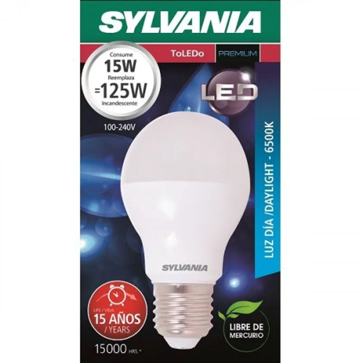 BOMBILLO LED 15W LUZ DIA TOLEDO SYLVANIA